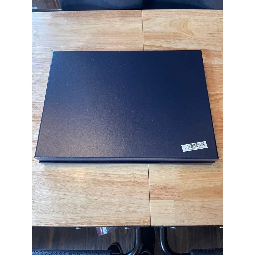 Ralph Lauren Navy Blue Gold Logo‎ Gift Box 13.5x10.25x1.75 Large Storage Box